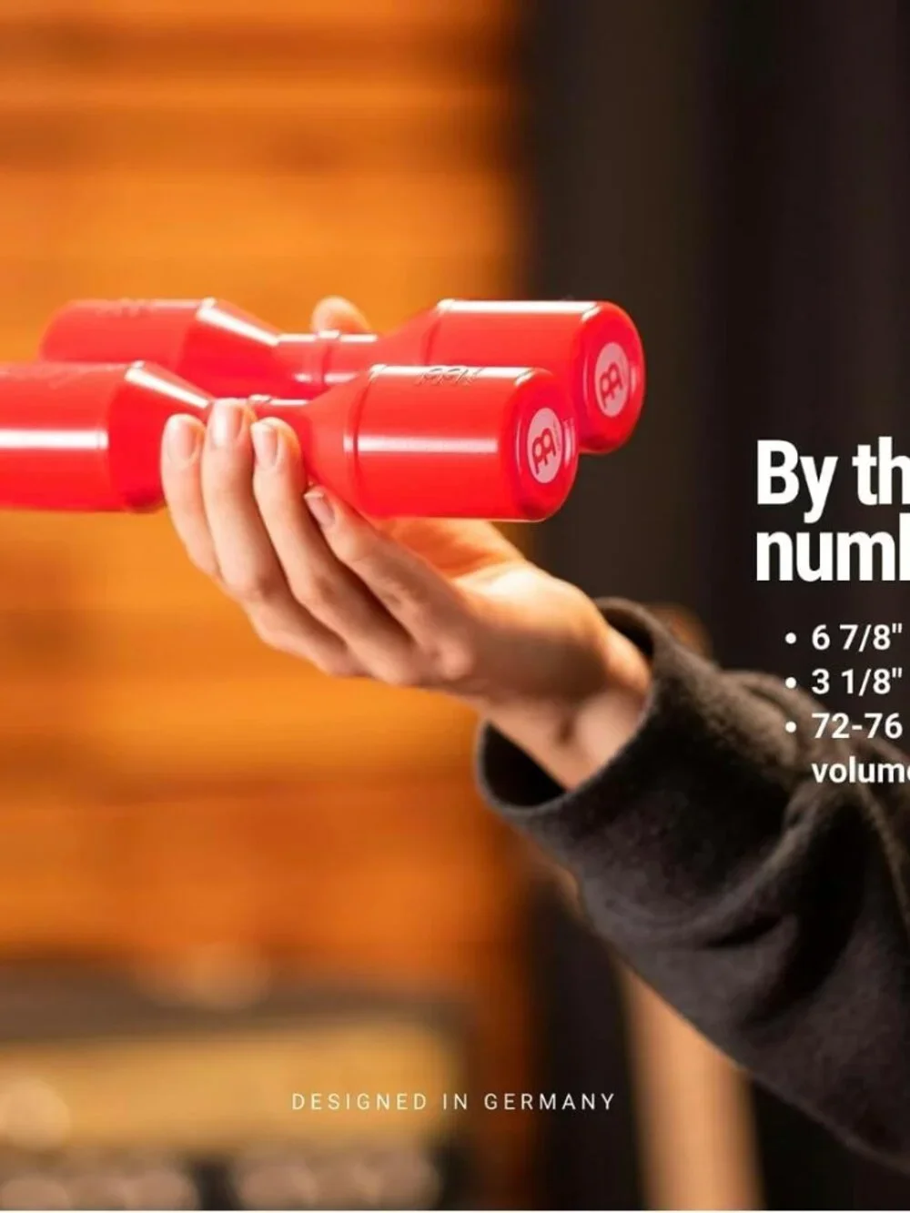Meinl Luis Conte Studio Shakes Shaker Red Percussion Musical Instrument Music To